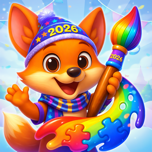 Kids Coloring & Puzzle Games